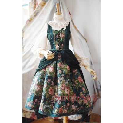 Surface Spell Gothic Winter Rose Garden JSK